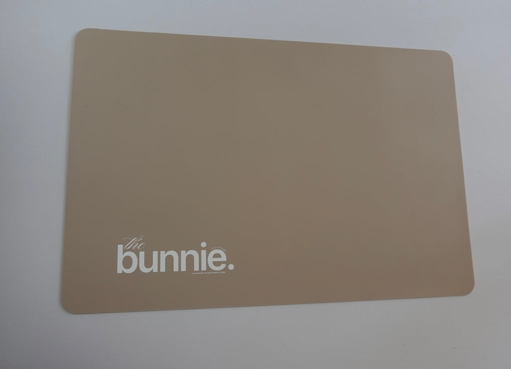 the bunnie cosmetic mat - latte